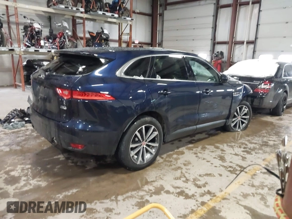 2017 Jaguar F-Pace 35t Prestige with VIN SADCK2BV3HA490505, listed as a IAAI auction lot 41621268 with 83,941 mi miles and . Bid and sale history available at DreamBid. Image 4.