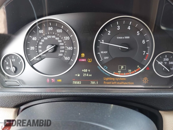 2015 BMW 4 Series 435i with VIN WBA3R1C54FK195482, listed as a IAAI auction lot 42029507 with 78,583 mi miles and . Bid and sale history available at DreamBid. Image 7.