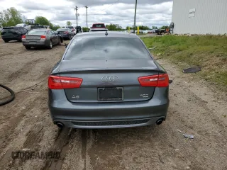 2014 Audi A6 Prestige with VIN WAUHGAFC4EN015856, listed as a Copart auction lot 57858615 with 171,047 mi miles and Clean title. Bid and sale history available at DreamBid. Image 6.