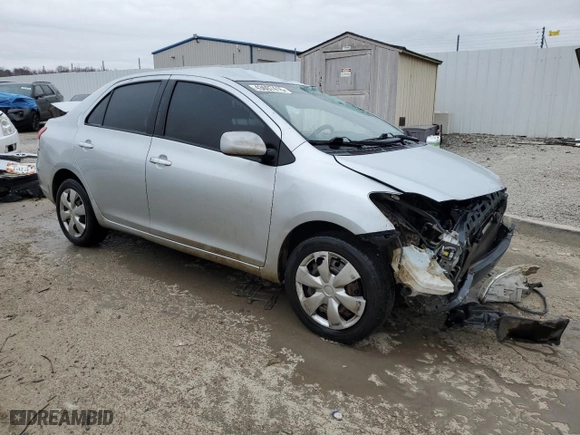 2007 Toyota Yaris with VIN JTDBT923871102095, listed as a Copart auction lot 43607415 with 260,052 mi miles and Non Repairable. Bid and sale history available at carsss.com. Image 4.