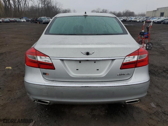 2012 Hyundai Genesis 3.8L with VIN KMHGC4DDXCU158820, listed as a Copart auction lot 49658855 with NaN miles and Clean Title. Bid and sale history available at carsss.com. Image 6.