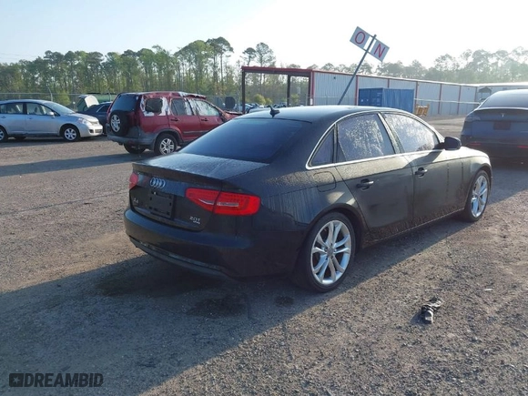 2013 Audi A4 Premium Plus with VIN WAUFFAFL5DN027409, listed as a IAAI auction lot 41945289 with 158,545 mi miles. Bid and sale history available at carsss.com. Image 4.