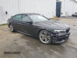 2019 BMW 7 Series 740i xDrive z VIN WBA7E4C52KGV28841, wystawiony jako Copart lot #56567375 z przebiegiem 162 220 mil mil oraz Szkody całkowita. Historia ofert i sprzedaży dostępna na DreamBid. Obrazek 4.