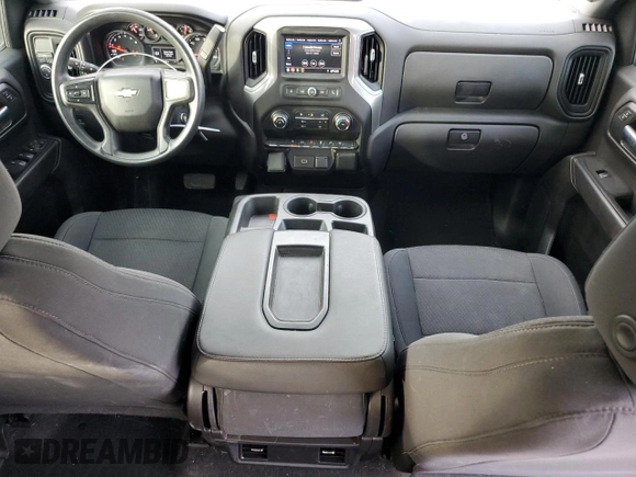 2020 Chevrolet Silverado 1500 Custom with VIN 3GCPWBEK6LG135650, listed as a Copart auction lot 46837975 with 42,063 mi miles and Salvage Title. Bid and sale history available at carsss.com. Image 8.