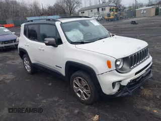 2019 Jeep Renegade Limited with VIN ZACNJBD12KPK76952, listed as a IAAI auction lot 41211497 with 45,480 mi miles and . Bid and sale history available at DreamBid. Image 1.