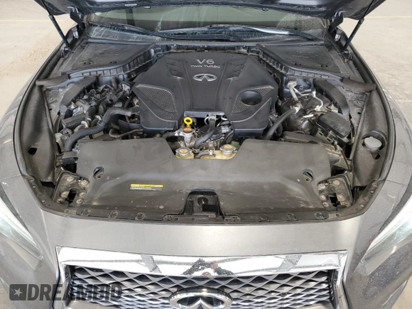 2019 Infiniti Q50 3.0t LUXE with VIN JN1EV7AR3KM590707, listed as a Copart auction lot 47486755 with 58,154 mi miles and Salvage Title. Bid and sale history available at carsss.com. Image 11.