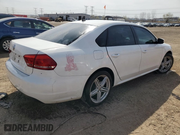 2014 Volkswagen Passat S с VIN 1VWAP7A37EC006897, выставлен на аукционе Copart как лот 53035155 с пробегом 176 129 миль миль и Списание • Salvage title. История ставок и продаж доступна на DreamBid. Изображение 3.