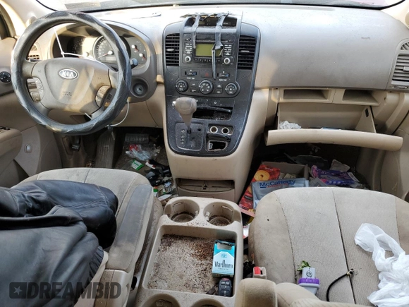 2012 Kia Sedona LX with VIN KNDMG4C71C6432790, listed as a Copart auction lot 71918464 with 0 mi miles and Salvage Title. Bid and sale history available at carsss.com. Image 8.