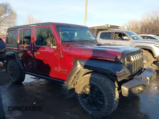 2022 Jeep Wrangler Unlimited Sport with VIN 1C4HJXDG1NW106171, listed as a IAAI auction lot 41357206 with 36,932 mi miles and . Bid and sale history available at DreamBid. Image 13.