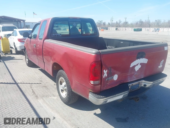 2000 Ford F-150 XL with VIN 1FTZX172XYNC36332, listed as a IAAI auction lot 41699806 with 278,119 mi miles. Bid and sale history available at carsss.com. Image 3.