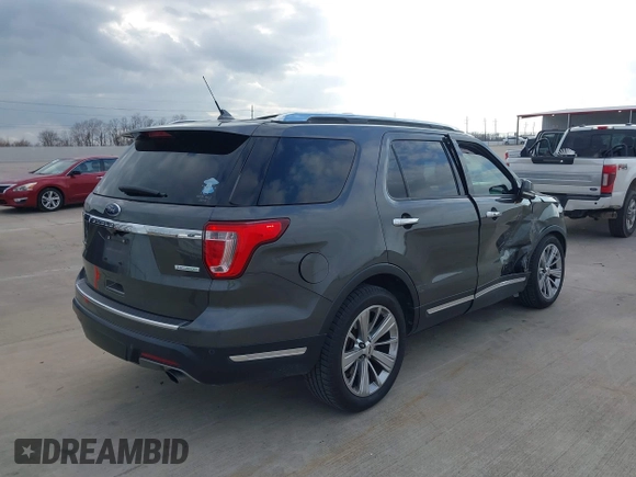 2018 Ford Explorer Limited с VIN 1FM5K7FH5JGC84624, выставлен на аукционе IAAI как лот 41509953 с пробегом 133 695 миль миль и . История ставок и продаж доступна на DreamBid. Изображение 4.