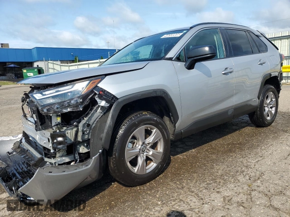 2024 Toyota RAV4 Hybrid LE with VIN 2T3LWRFV3RW224830, listed as a Copart auction lot 64658805 with 10,671 mi miles and Clean title. Bid and sale history available at DreamBid. Image 1.