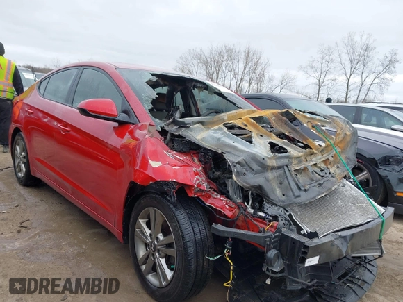 2018 Hyundai Elantra SEL with VIN 5NPD84LF9JH268048, listed as a IAAI auction lot 42024192 with Not Provided miles and . Bid and sale history available at DreamBid. Image 1.