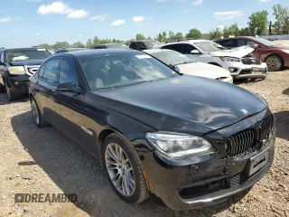 2013 BMW 7 Series 750Li xDrive with VIN WBAYF8C5XDD140544, listed as a Copart auction lot 59360214 with 85,965 mi miles and Salvage title. Bid and sale history available at DreamBid. Image 4.