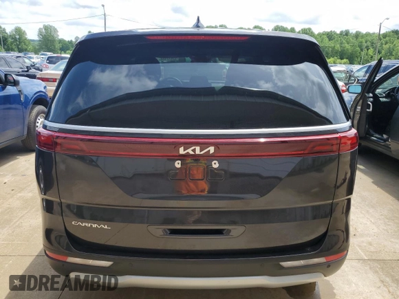 2024 Kia Carnival LX with VIN KNDNB4H34R6348089, listed as a Copart auction lot 57457544 with 12,442 mi miles and Non Repairable. Bid and sale history available at carsss.com. Image 6.