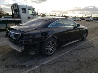 2018 Mercedes-Benz S-Class S 560 with VIN WDDXJ8GB2JA033617, listed as a Copart auction lot 37422483 with 47,844 mi miles. Bid and sale history available at carsss.com. Image 3.