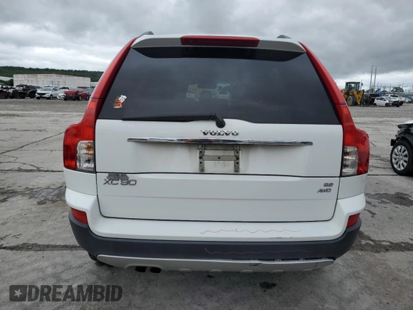 2008 Volvo XC90 I6 with VIN YV4CZ982581469021, listed as a Copart auction lot 58798325 with 156,462 mi miles and Salvage title. Bid and sale history available at DreamBid. Image 6.
