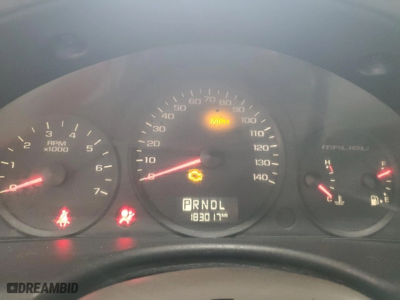 2005 Chevrolet Malibu LS with VIN 1G1ZT54875F159395, listed as a Copart auction lot 47785845 with 183,017 mi miles and Salvage Title. Bid and sale history available at carsss.com. Image 9.