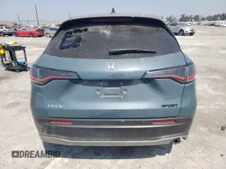 2024 Honda HR-V Sport with VIN 3CZRZ1H52RM732105, listed as a Copart auction lot 57705054 with 15,700 mi miles and Salvage title. Bid and sale history available at DreamBid. Image 6.