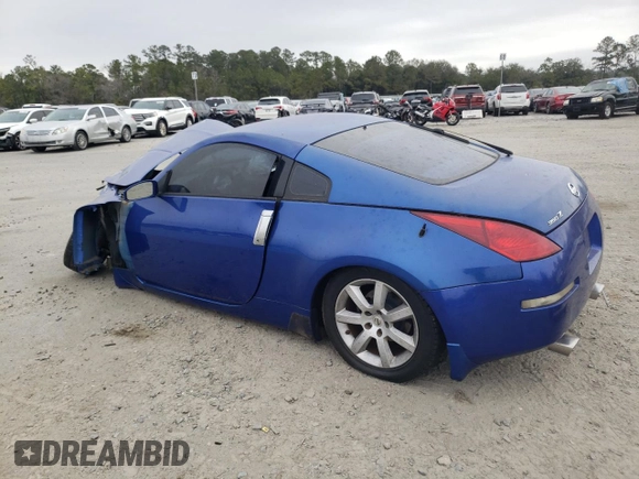 2005 Nissan 350Z Touring with VIN JN1AZ34D85M609834, listed as a Copart auction lot 44757365 with Not Provided miles and Salvage Title. Bid and sale history available at carsss.com. Image 2.