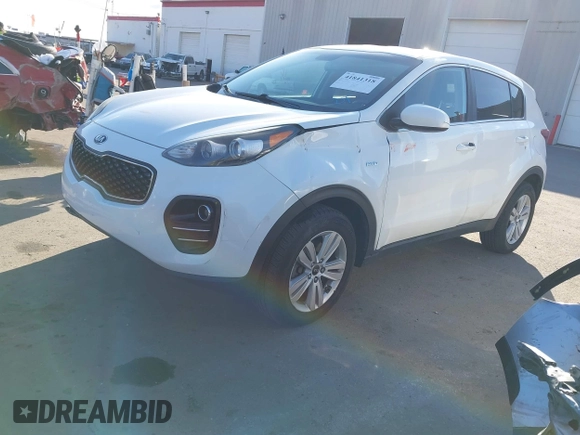 2017 Kia Sportage LX with VIN KNDPMCAC0H7119781, listed as a IAAI auction lot 41841318 with 120,902 mi miles and . Bid and sale history available at carsss.com. Image 2.