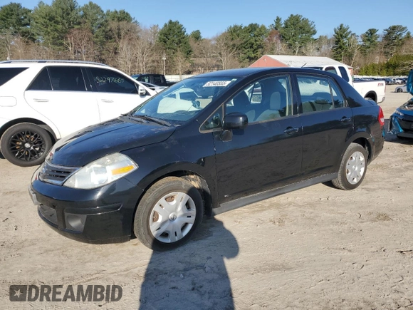 2010 Nissan Versa S with VIN 3N1BC1APXAL389593, listed as a Copart auction lot 52140555 with 110,438 mi miles and Non Repairable. Bid and sale history available at DreamBid. Image 1.