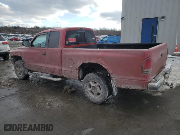 1999 Dodge Dakota SLT with VIN 1B7GG22X1XS163478, listed as a Copart auction lot 88742795 with 205,334 mi miles and Salvage Title. Bid and sale history available at carsss.com. Image 2.
