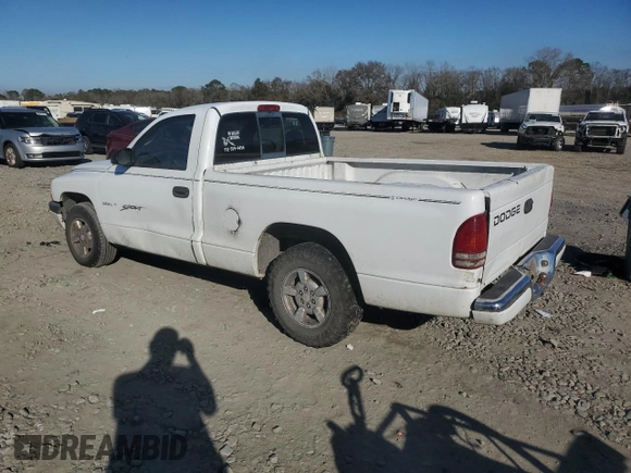 2001 Dodge Dakota with VIN 1B7FL26X81S186541, listed as a Copart auction lot 41729085 with 106,972 mi miles and Salvage Title. Bid and sale history available at carsss.com. Image 2.