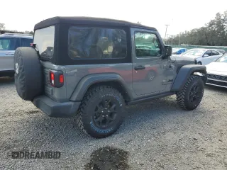 2022 Jeep Wrangler Sport S with VIN 1C4GJXAG2NW195751, listed as a Copart auction lot 44842615 with 42,289 mi miles and Salvage title. Bid and sale history available at DreamBid. Image 3.