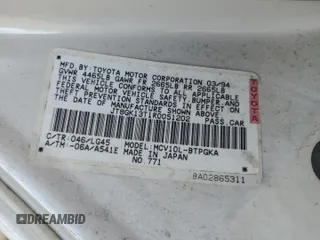 1994 Lexus ES 300 с VIN JT8GK13T1R0051202, выставлен на аукционе Copart как лот 83668264 с пробегом 165 148 миль миль и Списание • Salvage title. История ставок и продаж доступна на DreamBid. Изображение 12.
