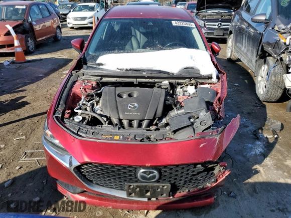 2019 Mazda 3 w/Select with VIN JM1BPACL1K1107619, listed as a Copart auction lot 42220895 with Not Provided miles and Salvage Title. Bid and sale history available at carsss.com. Image 5.