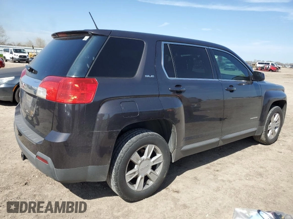 2013 GMC Terrain SLE with VIN 2GKALMEK9D6207954, listed as a Copart auction lot 48204885 with 141,349 mi miles and Salvage Title. Bid and sale history available at DreamBid. Image 3.