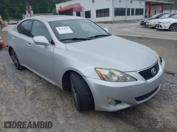 2008 Lexus IS 250 with VIN JTHBK262682074707, listed as a IAAI auction lot 42274768 with 123,804 mi miles and . Bid and sale history available at DreamBid. Image 1.