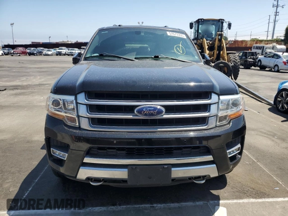 2017 Ford Expedition Max Platinum with VIN 1FMJK1MT3HEA37157, listed as a Copart auction lot 57673355 with 88,180 mi miles and Salvage title. Bid and sale history available at DreamBid. Image 5.
