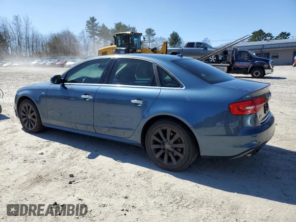 2015 Audi A4 Premium with VIN WAUBFAFL6FN010474, listed as a Copart auction lot 52639935 with 104,362 mi miles and Clean Title. Bid and sale history available at carsss.com. Image 2.