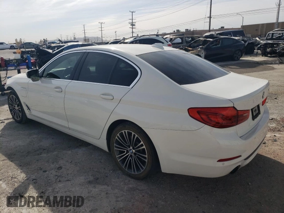 2020 BMW 5 Series 530e with VIN WBAJA9C0XLCD71591, listed as a Copart auction lot 79766234 with 115,358 mi miles and Salvage Title. Bid and sale history available at DreamBid. Image 2.