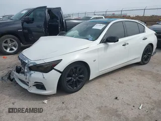 2015 Infiniti Q50 z VIN JN1BV7APXFM335981, wystawiony jako IAAI lot #41718555 z przebiegiem 83 918 mil mil oraz . Historia ofert i sprzedaży dostępna na DreamBid. Obrazek 2.