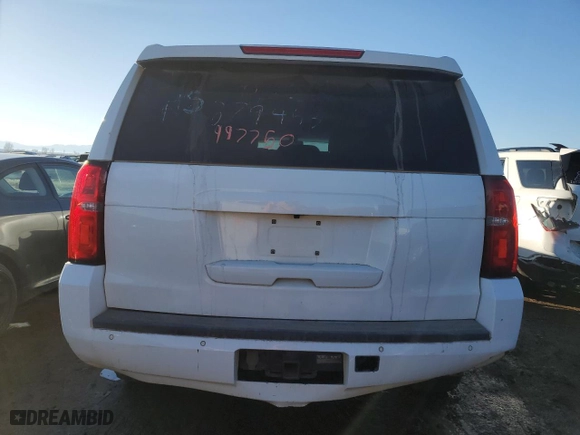 2018 Chevrolet Tahoe Commercial with VIN 1GNSKFEC0JR126193, listed as a Copart auction lot 43215045 with 33,896 mi miles and Clean Title. Bid and sale history available at carsss.com. Image 6.