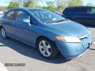 2008 Honda Civic LX with VIN 2HGFA16558H517528, listed as a IAAI auction lot 42153461 with 288,296 mi miles and . Bid and sale history available at DreamBid. Image 1.