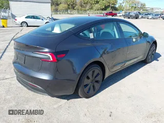 2025 Tesla Model 3 Long Range with VIN 5YJ3E1EA2SF910890, listed as a IAAI auction lot 41791583 with Not Provided miles and . Bid and sale history available at DreamBid. Image 4.