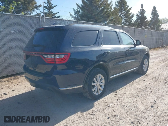 2015 Dodge Durango SXT with VIN 1C4RDJAG3FC870183, listed as a IAAI auction lot 42223579 with 66,547 mi miles and . Bid and sale history available at DreamBid. Image 4.