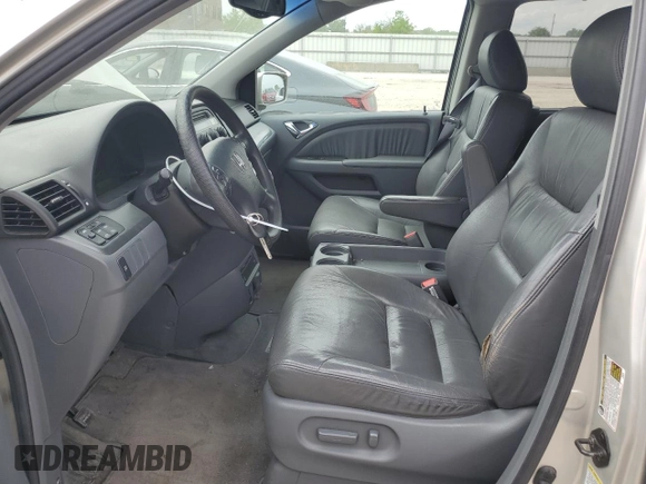 2005 Honda Odyssey EX-L with VIN 5FNRL38705B027709, listed as a Copart auction lot 55569185 with 204,295 mi miles and Clean Title. Bid and sale history available at DreamBid. Image 7.