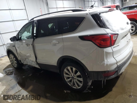 2019 Ford Escape SEL with VIN 1FMCU9HD8KUC42717, listed as a Copart auction lot 88324305 with 101,279 mi miles and Salvage Title. Bid and sale history available at DreamBid. Image 2.
