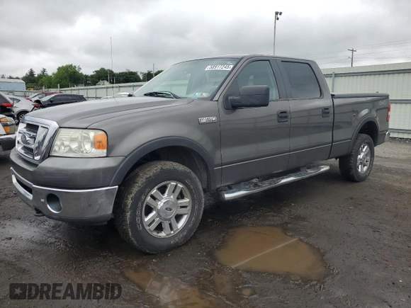 2007 Ford F-150 XLT with VIN 1FTPW14577FB17770, listed as a Copart auction lot 58917245 with 93,133 mi miles and Salvage title. Bid and sale history available at DreamBid. Image 1.