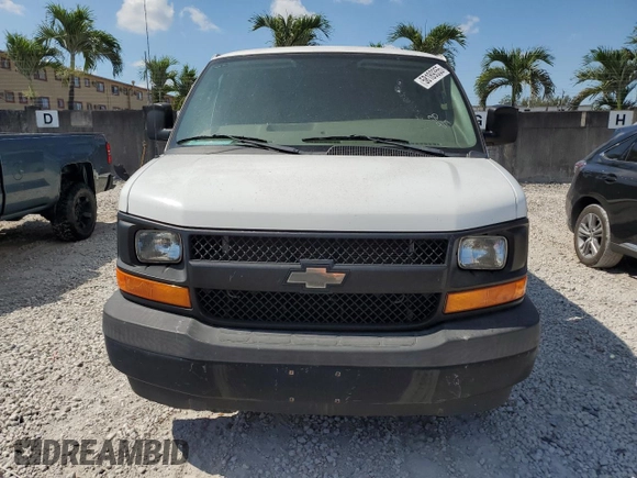 2017 Chevrolet Express Cargo with VIN 1GCWGAFFXH1186627, listed as a Copart auction lot 58189355 with 58,694 mi miles and Clean title. Bid and sale history available at DreamBid. Image 5.