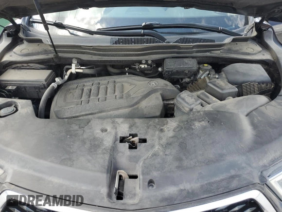2017 Acura MDX Technology with VIN 5FRYD4H53HB026313, listed as a Copart auction lot 54315225 with 126,485 mi miles and Salvage Title. Bid and sale history available at carsss.com. Image 12.