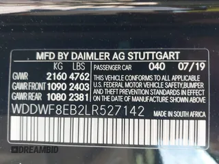 2020 Mercedes-Benz C 300 with VIN WDDWF8EB2LR527142, listed as a IAAI auction lot 40095907 with 52,082 mi miles and . Bid and sale history available at DreamBid. Image 9.