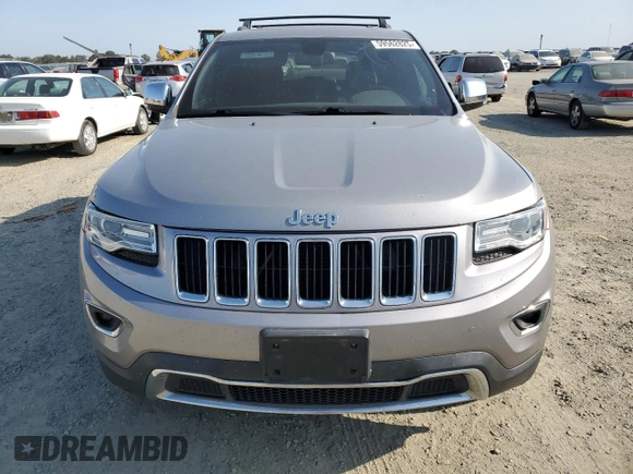 2014 Jeep Grand Cherokee Limited with VIN 1C4RJFBM1EC416751, listed as a Copart auction lot 59562825 with 171,766 mi miles and Salvage title. Bid and sale history available at DreamBid. Image 5.