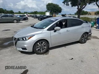 2021 Nissan Versa SV with VIN 3N1CN8EV8ML870334, listed as a Copart auction lot 59035155 with 89,783 mi miles and Non repairable. Bid and sale history available at DreamBid. Image 1.