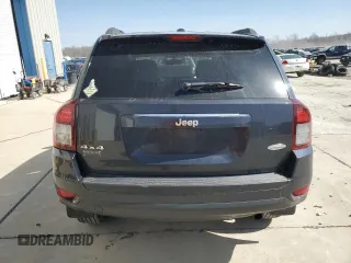 2014 Jeep Compass Latitude with VIN 1C4NJDEB8ED530267, listed as a Copart auction lot 49358905 with 184,965 mi miles and Salvage Title. Bid and sale history available at DreamBid. Image 6.